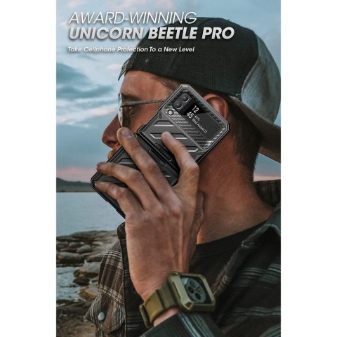 Etui Supcase Unicorn Beetle Pro do Samsung Galaxy Z Flip 3 Black
