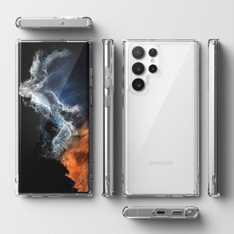Etui do Samsung Galaxy S22 Ultra obudowa ochronna Ringke Fusion Clear