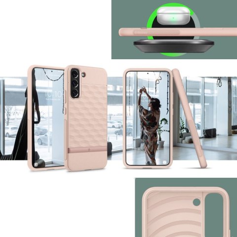 Etui na telefon obudowa Caseology Parallax do Samsung Galaxy S22 Indi Pink