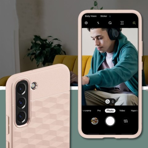 Etui na telefon obudowa Caseology Parallax do Samsung Galaxy S22 Indi Pink