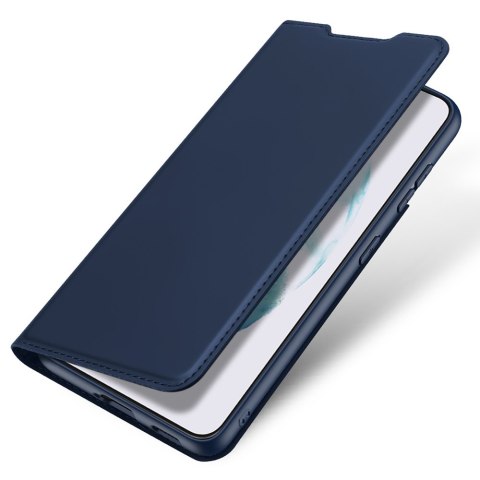Etui ochronne z klapką Dux Ducis Skin Pro skórzane do Samsung Galaxy S22 Plus Granatowe