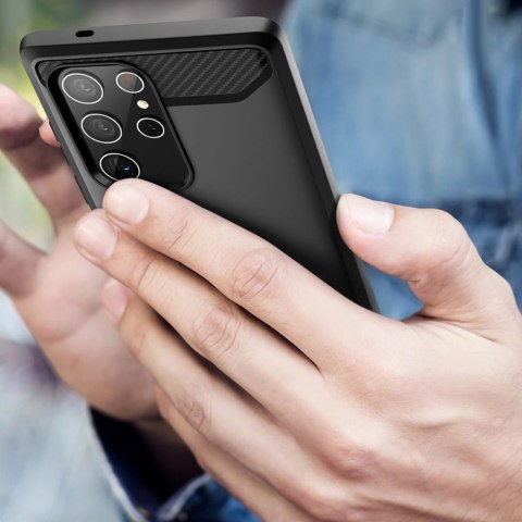 Etui ochronne z szybką Supcase Clayco Xenon do Samsung Galaxy S22 Ultra Black