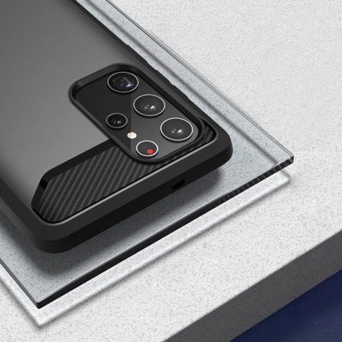 Etui ochronne z szybką Supcase Clayco Xenon do Samsung Galaxy S22 Ultra Black