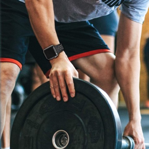 Pasek opaska gumowa SoftBand do Apple Watch 4 / 5 / 6 / 7 / 8 / SE / Ultra (42 / 44 / 45 / 49 mm) Black/Gray