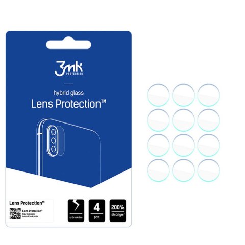Szkło x4 na kamerę obiektyw 3mk Lens Protection do Samsung Galaxy S22