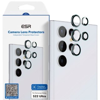 Szkło hartowane nakładka na aparat ESR Camera Lens do Samsung Galaxy S22 Ultra