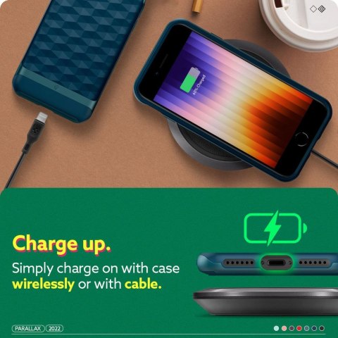 Etui Caseology Parallax do Apple iPhone 7 / 8 / SE 2020 / 2022 Aqua Green