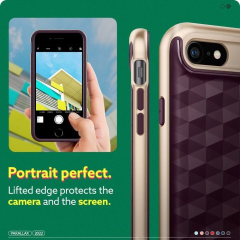 Etui Caseology Parallax do Apple iPhone 7 / 8 / SE 2020 / 2022 Burgundy