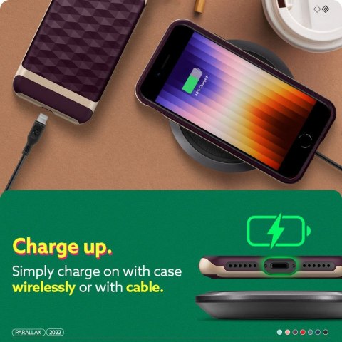 Etui Caseology Parallax do Apple iPhone 7 / 8 / SE 2020 / 2022 Burgundy