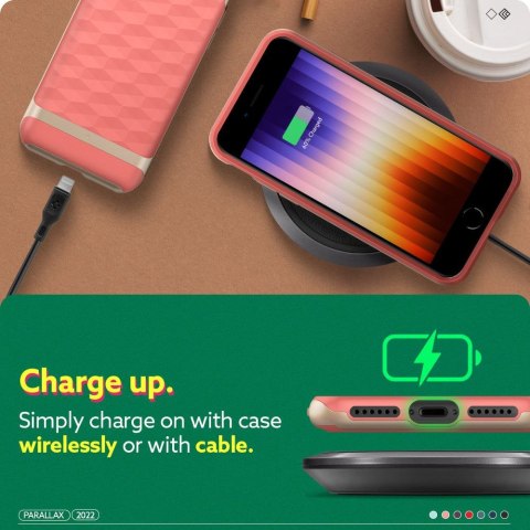 Etui Caseology Parallax do Apple iPhone 7 / 8 / SE 2020 / 2022 Coral Pink