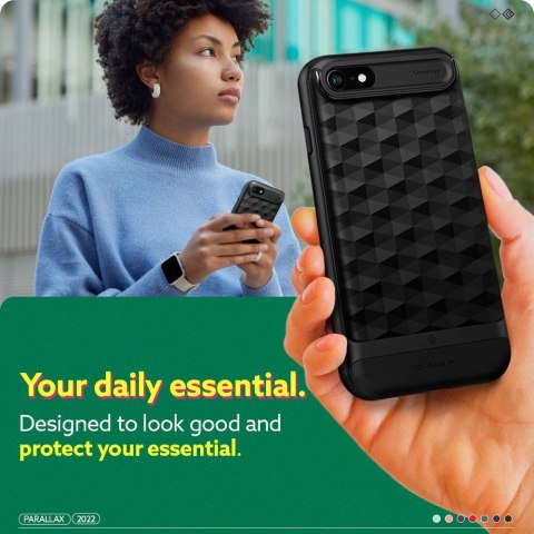 Etui Caseology Parallax do Apple iPhone 7 / 8 / SE 2020 / 2022 Matte Black