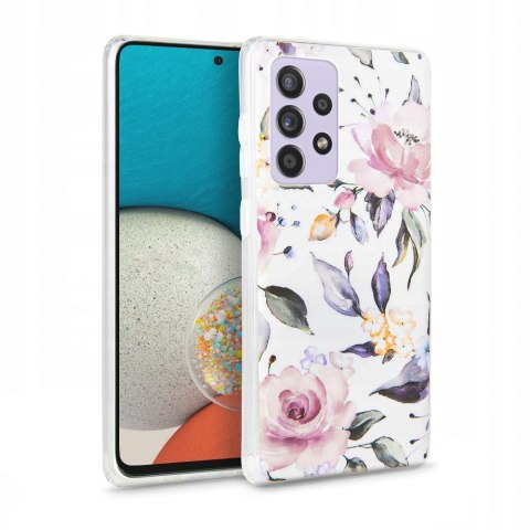 Etui Floral do Samsung Galaxy A53 5G White