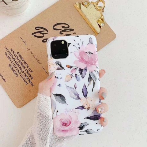 Etui Floral do Samsung Galaxy A53 5G White