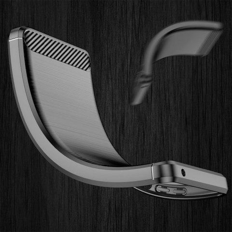 Etui do Samsung Galaxy A02s Rugged Armor obudowa TPU Carbon Black