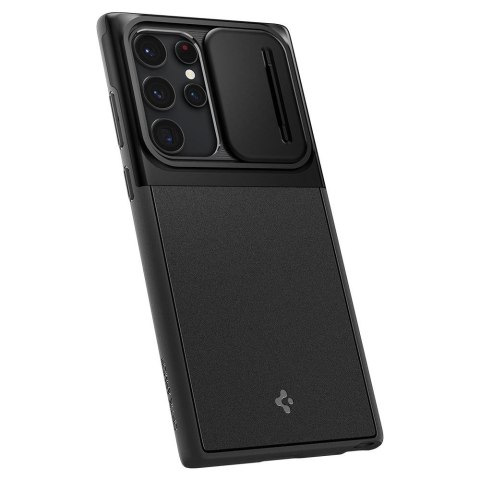 Etui na telefon Spigen Optik Armor do Samsung Galaxy S22 Ultra Black