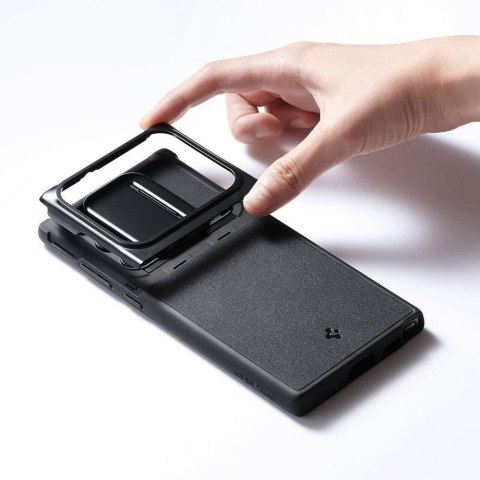 Etui na telefon Spigen Optik Armor do Samsung Galaxy S22 Ultra Black