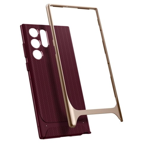 Etui obudowa Spigen Neo Hybrid do Samsung Galaxy S22 Ultra Burgundy