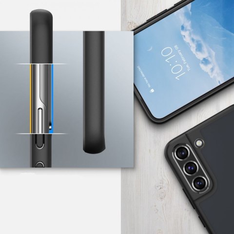 Etui obudowa case Spigen Ultra Hybrid do Samsung Galaxy S22 Frost Black