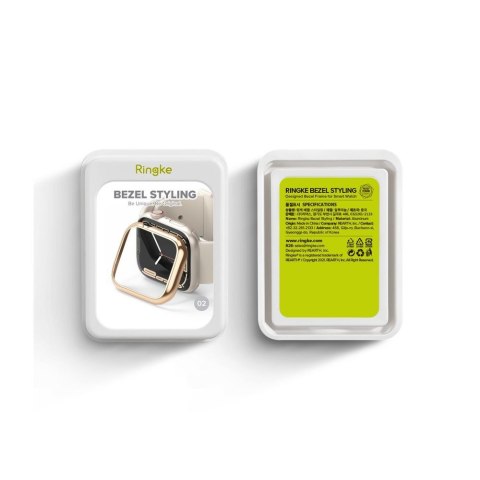 Nakładka Ringke Bezel Styling do Apple Watch 7 (41mm) Glossy Rose Gold