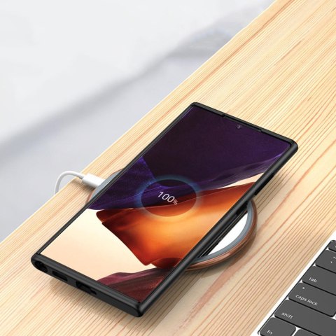 Odporne Etui obudowa 3mk Satin Amor Case+ do Samsung Galaxy S22 Ultra Black