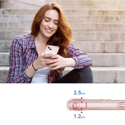 Pancerne etui obudowa do MagCase 3mk do Apple iPhone 13 Przezroczyste