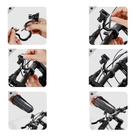 Sakwa rowerowa na mostek / kierownicę XT3S Bike Mount Black