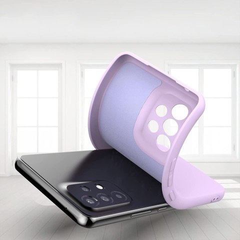 Silikonowe etui gumowe obudowa Icon case do Samsung Galaxy A53 5G Violet