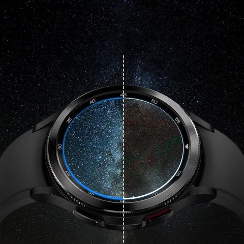 2x Szkło hartowane Spigen Glas.Tr Ez Fit do Samsung Galaxy Watch 4 Classic 46mm