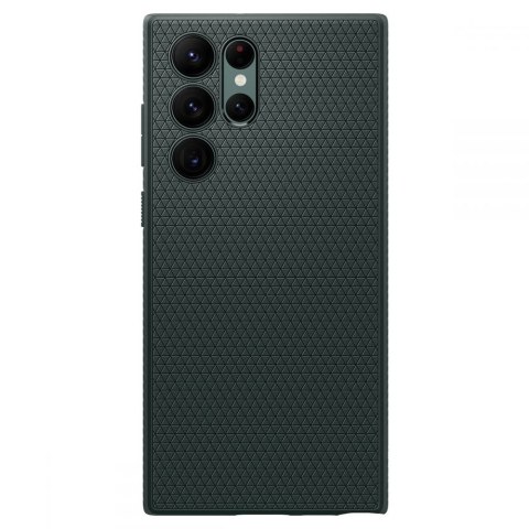 Etui obudowa Spigen Liquid Air do Samsung Galaxy S22 Ultra Abyss Green