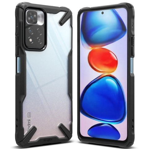 Etui Ringke Fusion X do Xiaomi Redmi Note 11 Pro+ Plus 5G Lime Glow Black