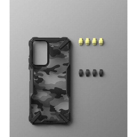 Etui Ringke Fusion X do Xiaomi Redmi Note 11 Pro+ Plus 5G Lime Glow Camo Black