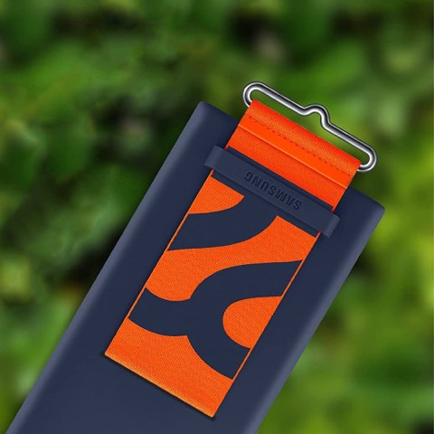 Etui Samsung Silicone Cover Strap obudowa futerał do Samsung Galaxy S22 Ultra Granatowe