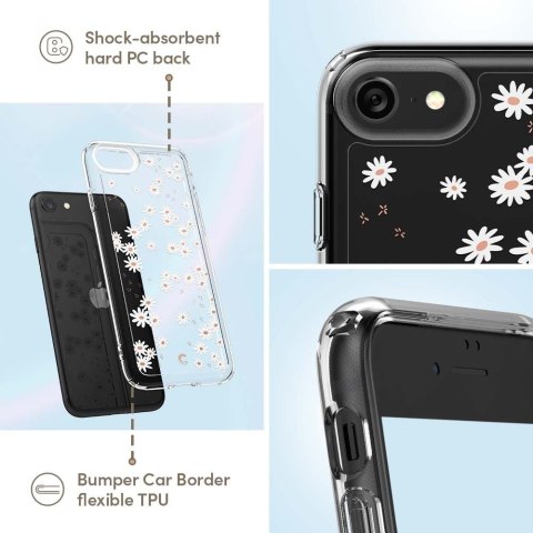 Etui Spigen Cyrill Cecile do Apple iPhone 7 / 8 / SE 2020 / 2022 White Daisy