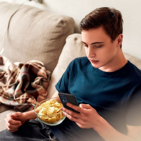 Etui Spigen Liquid Air do Samsung Galaxy M53 5G Matte Black