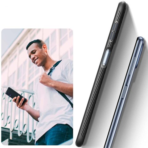 Etui Spigen Liquid Air do Samsung Galaxy M53 5G Matte Black