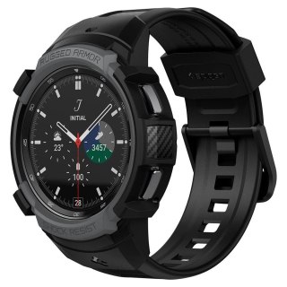 Etui Spigen Rugged Armor Pro do Samsung Galaxy Watch 4 Classic 46mm Charcoal Grey
