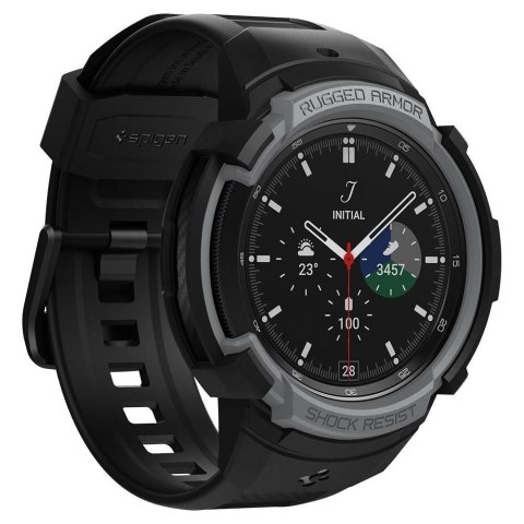 Etui Spigen Rugged Armor Pro do Samsung Galaxy Watch 4 Classic 46mm Charcoal Grey