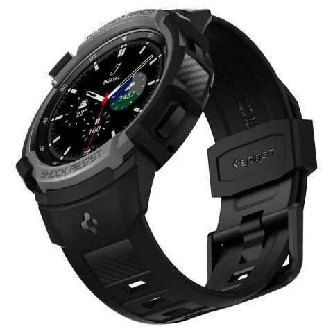 Etui Spigen Rugged Armor Pro do Samsung Galaxy Watch 4 Classic 46mm Charcoal Grey