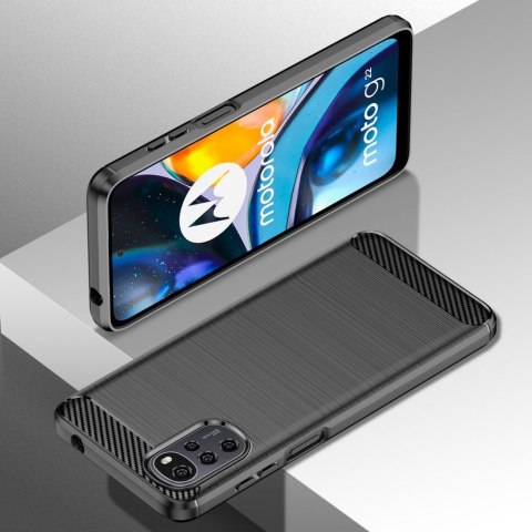 Etui TPUCarbon do Motorola Moto G22 Black