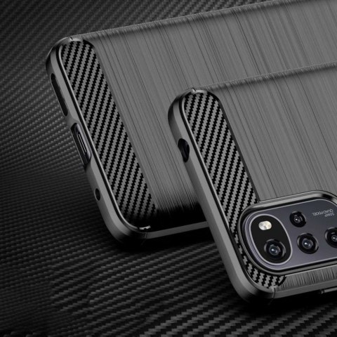 Etui TPUCarbon do Motorola Moto G22 Black