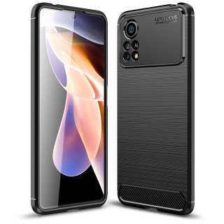 Etui TPUCarbon do Xiaomi Poco X4 Pro 5G Black