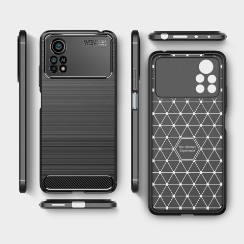 Etui TPUCarbon do Xiaomi Poco X4 Pro 5G Black