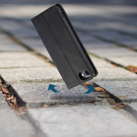 Etui portfel Wallet do Apple iPhone 7 / 8 / SE 2020 / 2022 Dark Grey