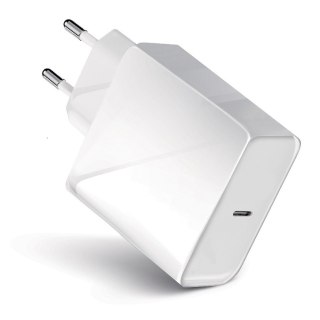 Ładowarka sieciowa Forcell ze złączem USB-C Type C 3A 45W PD QC 4.0 Biała