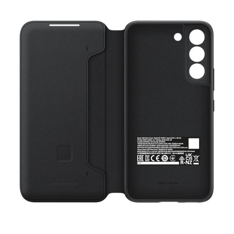 Oryginalne Etui Samsung LED View Cover case do Samsung Galaxy S22 Czarne
