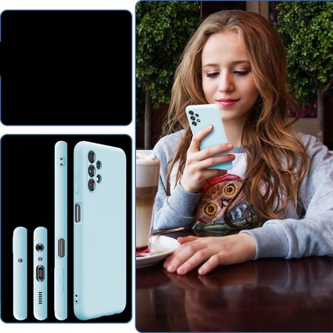 Silikonowe etui gumowe Icon do Samsung Galaxy A13 4G / LTE Sky Blue