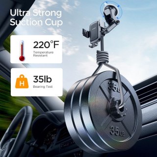 Uchwyt samochodowy Joyroom JR-ZS243 na szybę / kokpit z ładowarką Wireless 15W Black