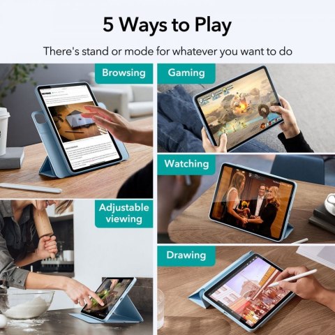 Etui ESR Rebound Hybrid do Apple iPad Air 10.9" 4/5 (2020/2022) Air 11" 6 (2024) Black