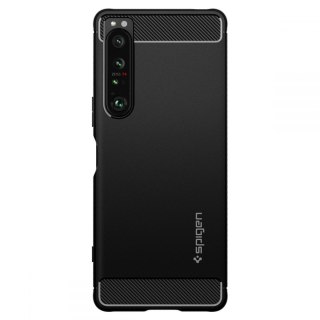 Etui do Sony Xperia 1 IV futerał Spigen Rugged Armor Matte Black