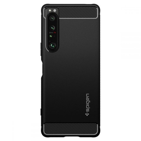 Etui do Sony Xperia 1 IV futerał Spigen Rugged Armor Matte Black